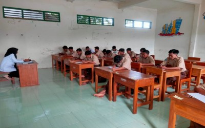 Pelaksanaan PAS-BK Semester Ganjil SMK Darul Ma'wa Plumpang